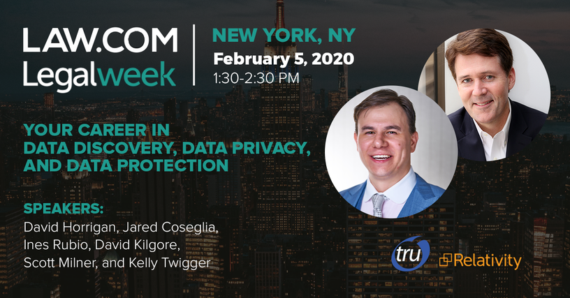 TRU Staffing Partners CEO to Speak at Legalweek New York on Data Privacy Careers